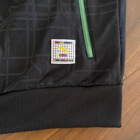 Puma x Dee & Ricky Collab Black Zip Up Track Jacket - Size S - Picture 2 of 5